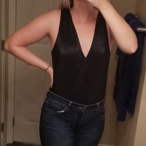 Women's Black Bodysuit